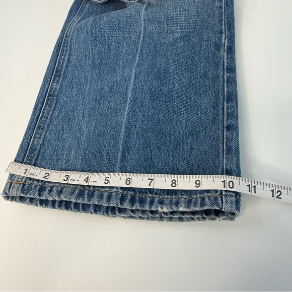 Ba&sh Vecchi Faded Wide Leg Jeans Women’s 8 US Mid Rise Light Wash Boho - Picture 16 of 17